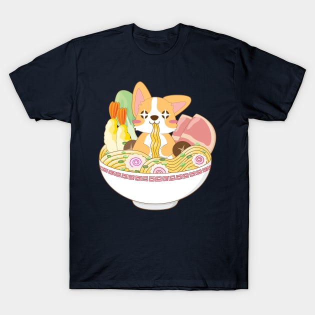 Cute Corgi T-Shirt by KuroNeko